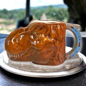 Universal Studios Jurassic World‎ Ceramic T-Rex Head Coffee Mug 3D By Zak!